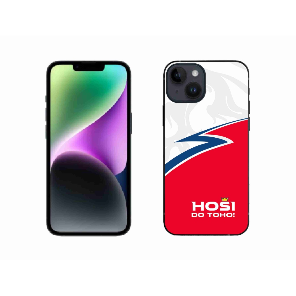 Gelový kryt mmCase na iPhone 14 - hoši do toho 1