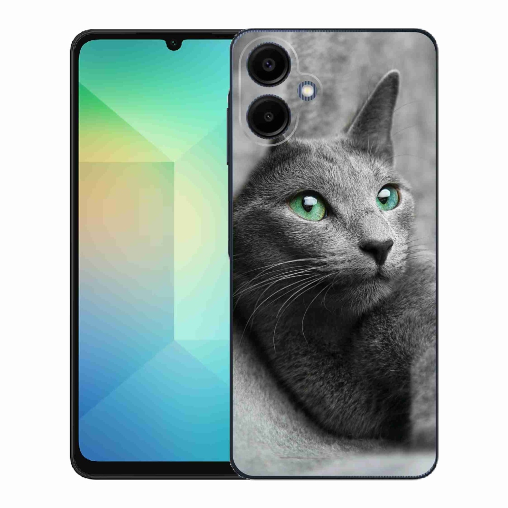 Gelový kryt mmCase na Samsung Galaxy A06 4G - kočka 2