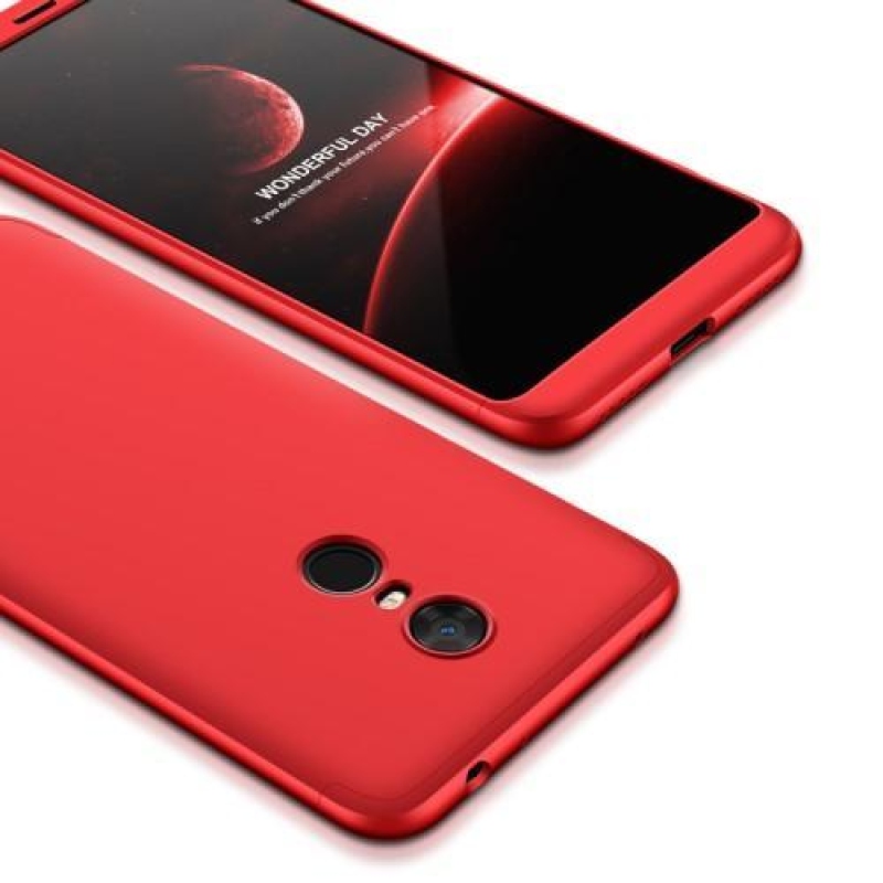 Geko odolný plastový obal na Xiaomi Redmi 5 Plus - červený
