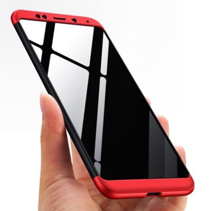 Geko odolný plastový obal na Xiaomi Redmi 5 Plus - červený