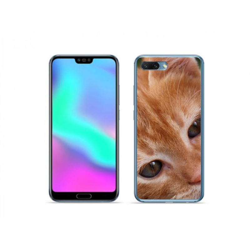 Gelové pouzdro mmCase na mobil Honor 10 - zrzavé kotě