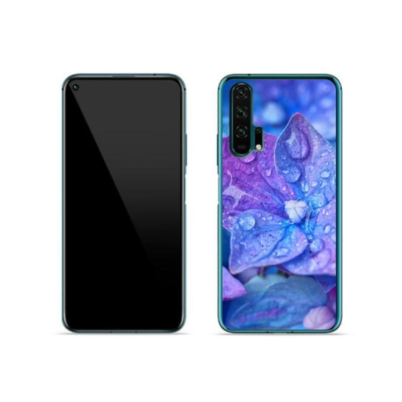 Gelové pouzdro mmCase na mobil Honor 20 Pro - fialový květ