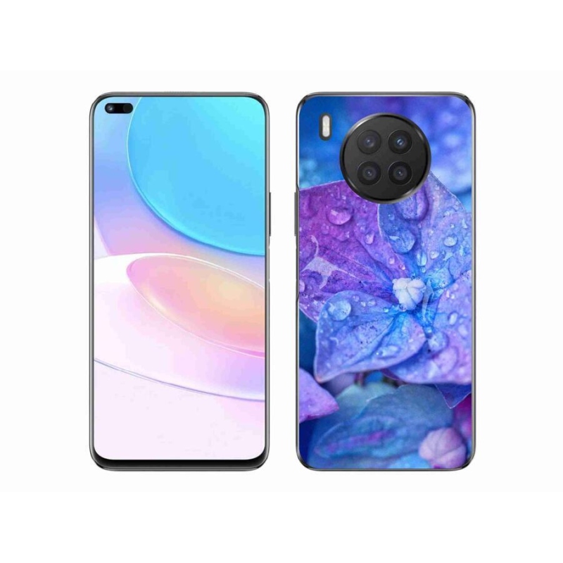 Gelové pouzdro mmCase na mobil Honor 50 Lite - fialový květ
