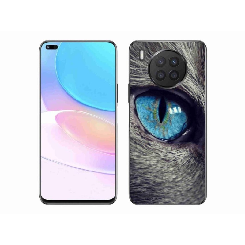 Gelové pouzdro mmCase na mobil Honor 50 Lite - modré kočičí oko