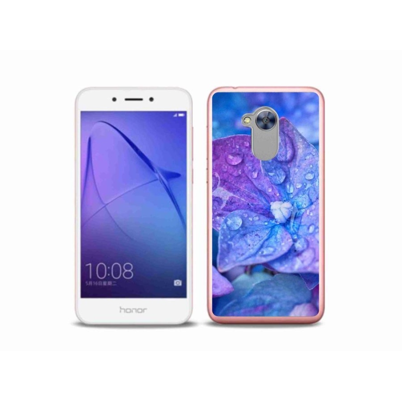 Gelové pouzdro mmCase na mobil Honor 6A - fialový květ
