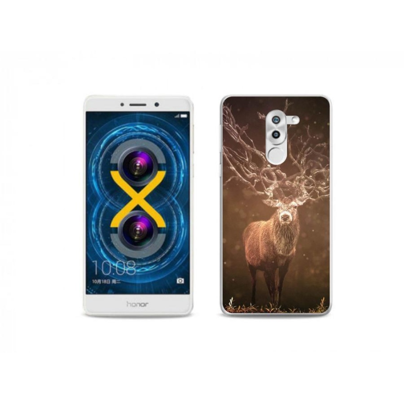 Gelové pouzdro mmCase na mobil Honor 6X - jelen v záři