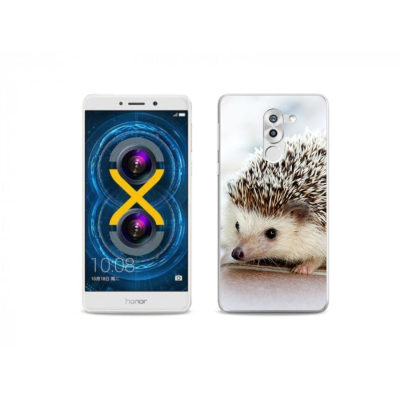 Gelové pouzdro mmCase na mobil Honor 6X - ježek