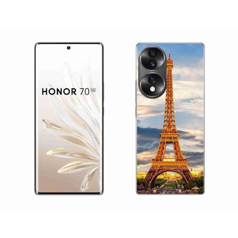 Gelové pouzdro mmCase na mobil Honor 70 - eiffelova věž 3