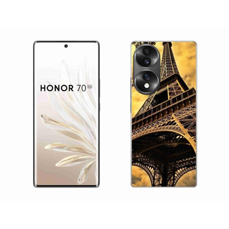 Gelové pouzdro mmCase na mobil Honor 70 - eiffelova věž