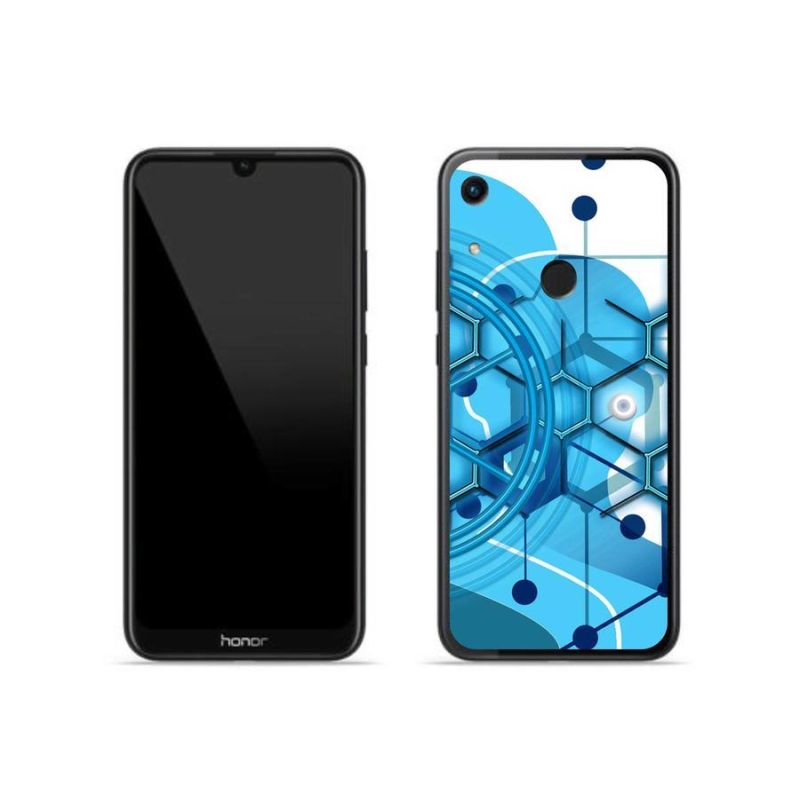 Gelové pouzdro mmCase na mobil Honor 8A - abstraktní vzor 2