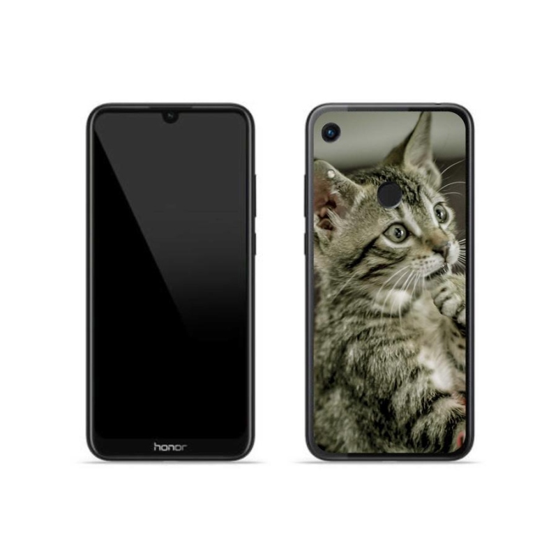 Gelové pouzdro mmCase na mobil Honor 8A - roztomilá kočka