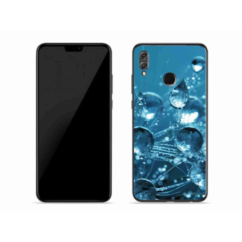 Gelové pouzdro mmCase na mobil Honor 8X - kapky vody