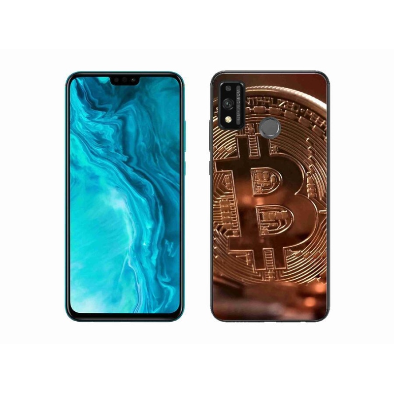 Gelové pouzdro mmCase na mobil Honor 9X Lite - bitcoin