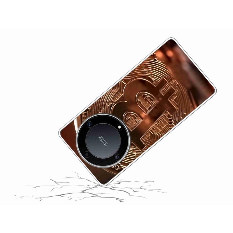 Gelové pouzdro mmCase na mobil Honor Magic 5 Lite 5G - bitcoin