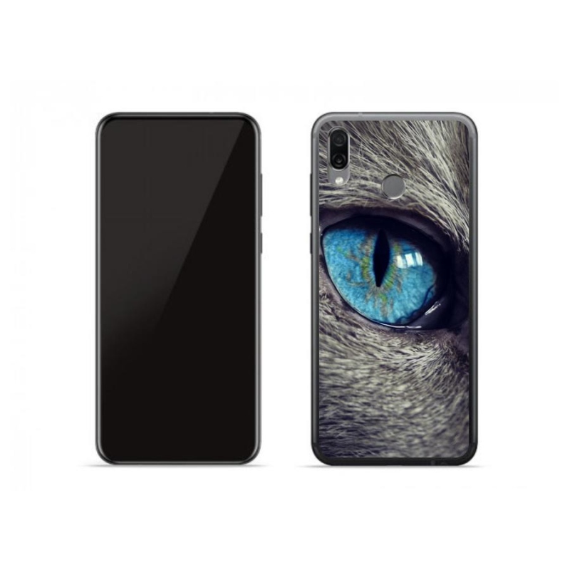 Gelové pouzdro mmCase na mobil Honor Play - modré kočičí oko