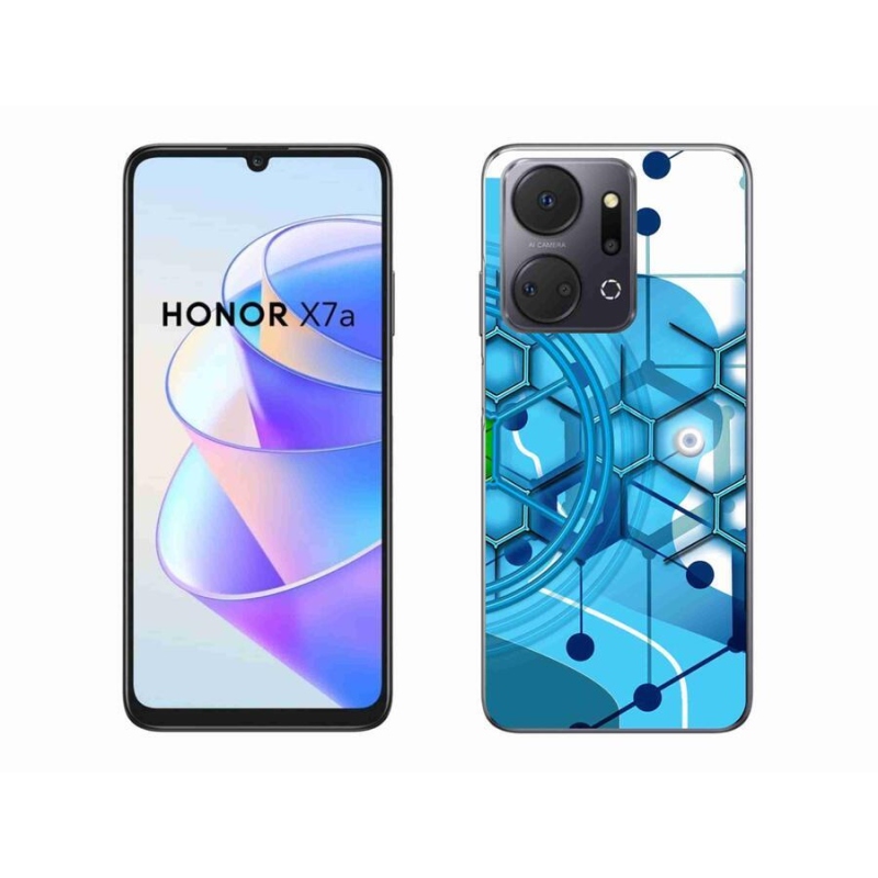 Gelové pouzdro mmCase na mobil Honor X7a - abstraktní vzor 2