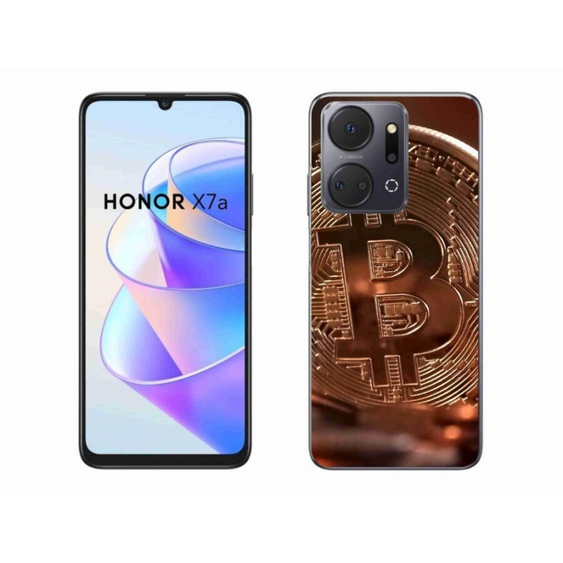 Gelové pouzdro mmCase na mobil Honor X7a - bitcoin
