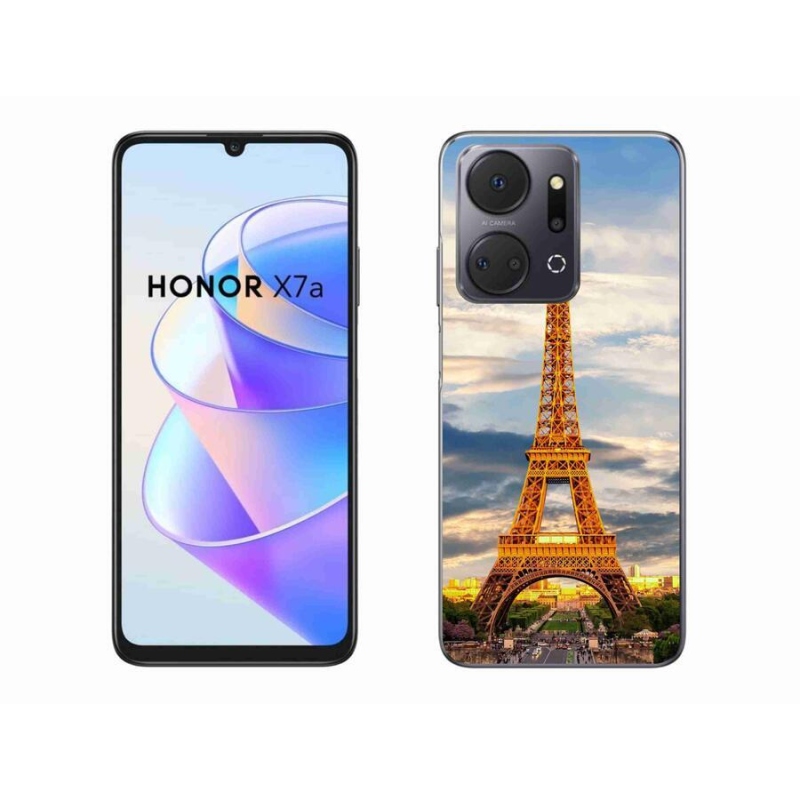 Gelové pouzdro mmCase na mobil Honor X7a - eiffelova věž 3