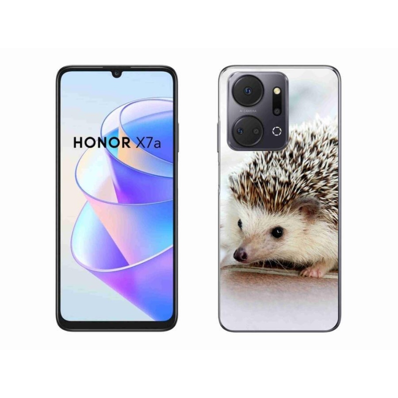 Gelové pouzdro mmCase na mobil Honor X7a - ježek