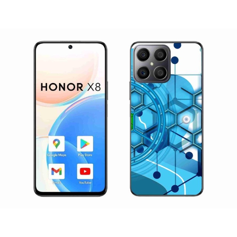 Gelové pouzdro mmCase na mobil Honor X8 4G - abstraktní vzor 2
