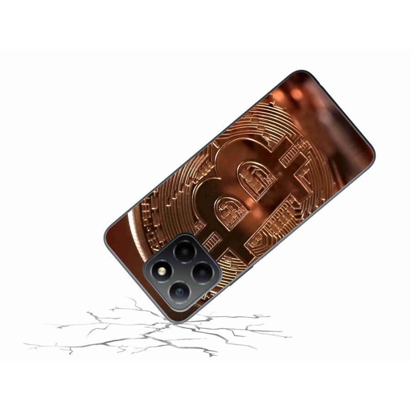 Gelové pouzdro mmCase na mobil Honor X8 5G/Honor 70 Lite 5G - bitcoin
