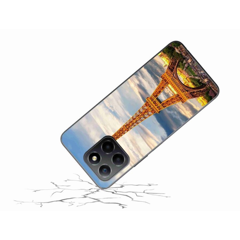 Gelové pouzdro mmCase na mobil Honor X8 5G/Honor 70 Lite 5G - eiffelova věž 3