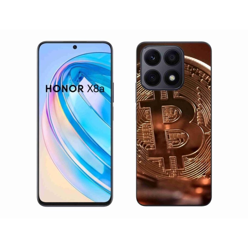 Gelové pouzdro mmCase na mobil Honor X8a - bitcoin
