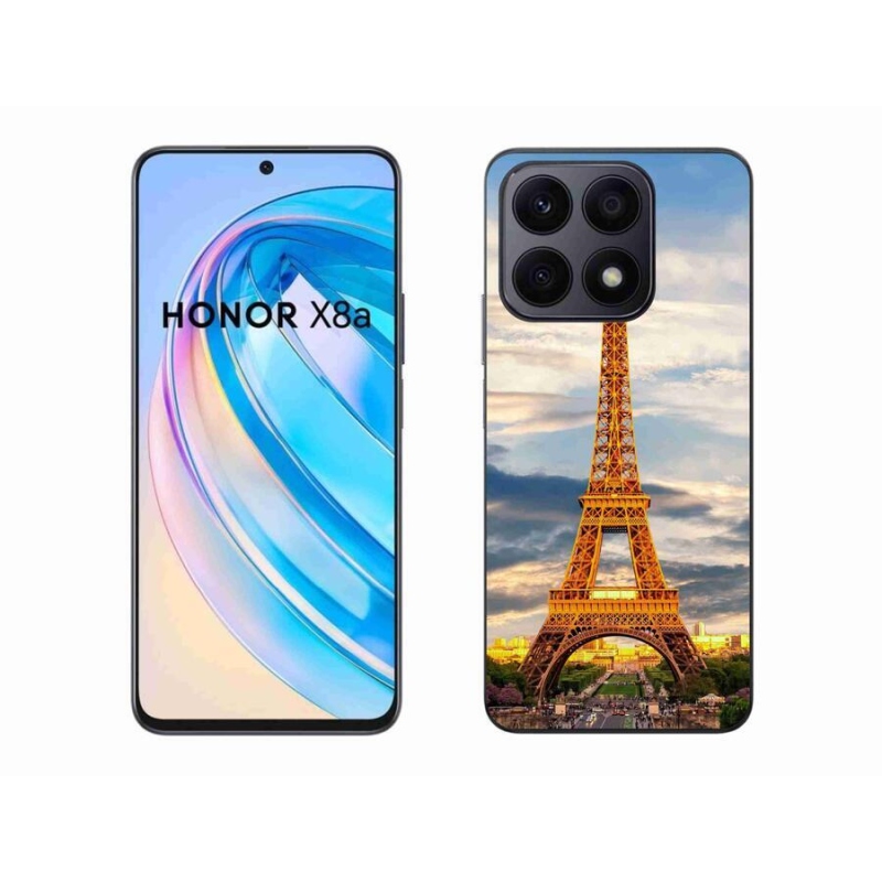 Gelové pouzdro mmCase na mobil Honor X8a - eiffelova věž 3
