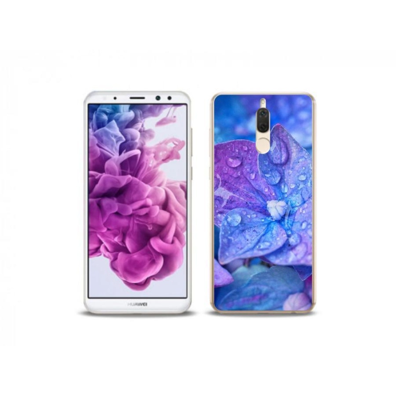 Gelové pouzdro mmCase na mobil Huawei Mate 10 Lite - fialový květ