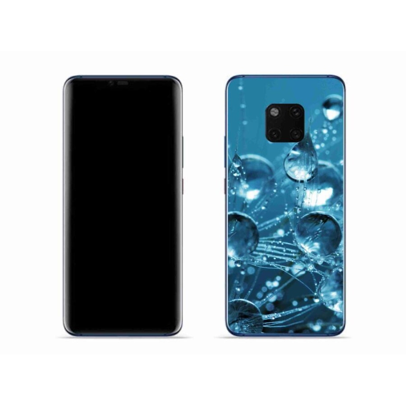 Gelové pouzdro mmCase na mobil Huawei Mate 20 Pro - kapky vody