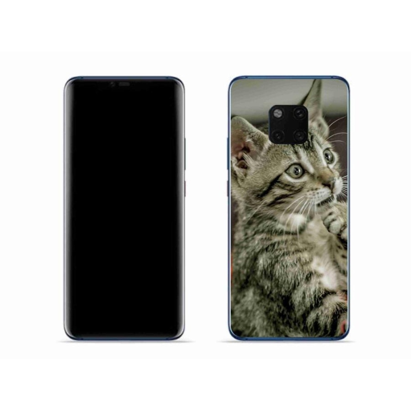 Gelové pouzdro mmCase na mobil Huawei Mate 20 Pro - roztomilá kočka