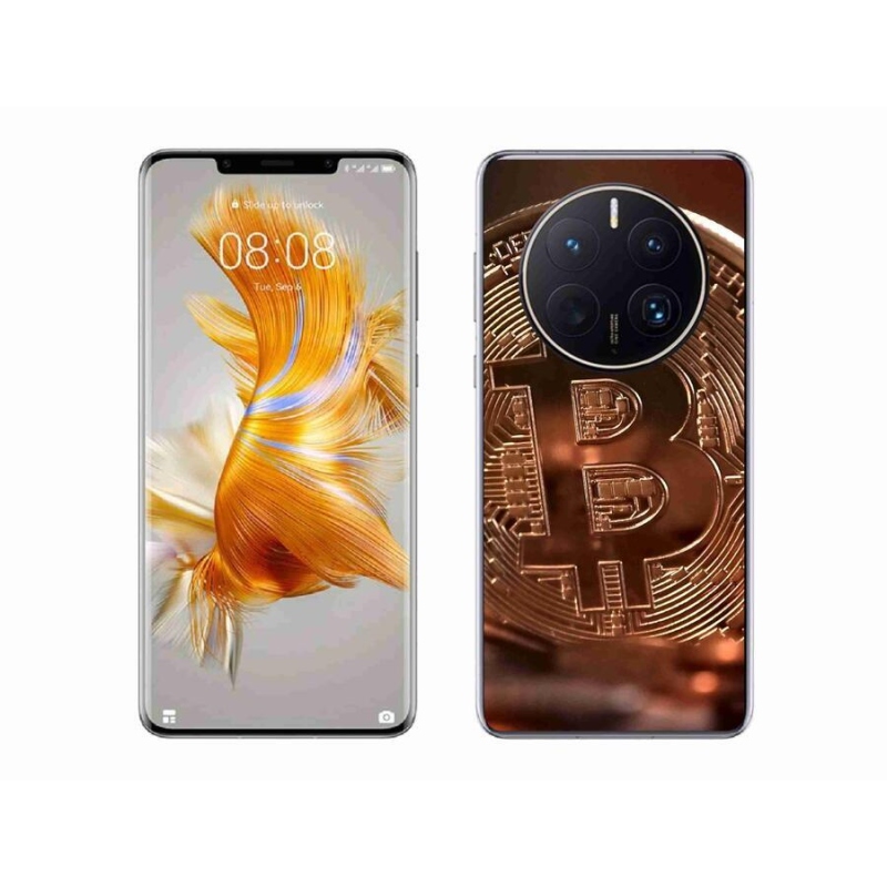 Gelové pouzdro mmCase na mobil Huawei Mate 50 Pro - bitcoin