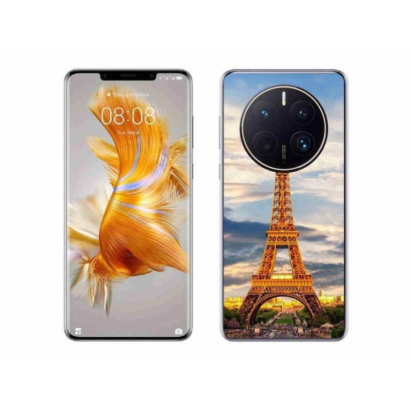 Gelové pouzdro mmCase na mobil Huawei Mate 50 Pro - eiffelova věž 3