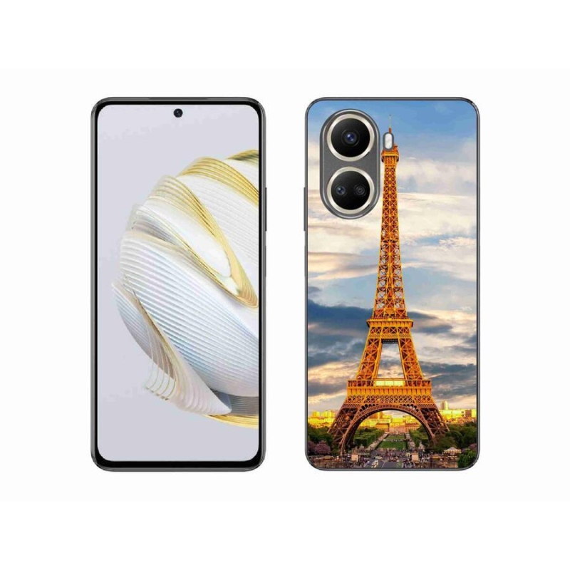 Gelové pouzdro mmCase na mobil Huawei Nova 10 SE - eiffelova věž 3