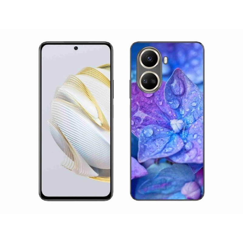 Gelové pouzdro mmCase na mobil Huawei Nova 10 SE - fialový květ