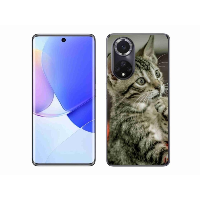 Gelové pouzdro mmCase na mobil Huawei Nova 9 - roztomilá kočka