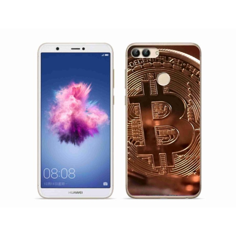 Gelové pouzdro mmCase na mobil Huawei P Smart - bitcoin