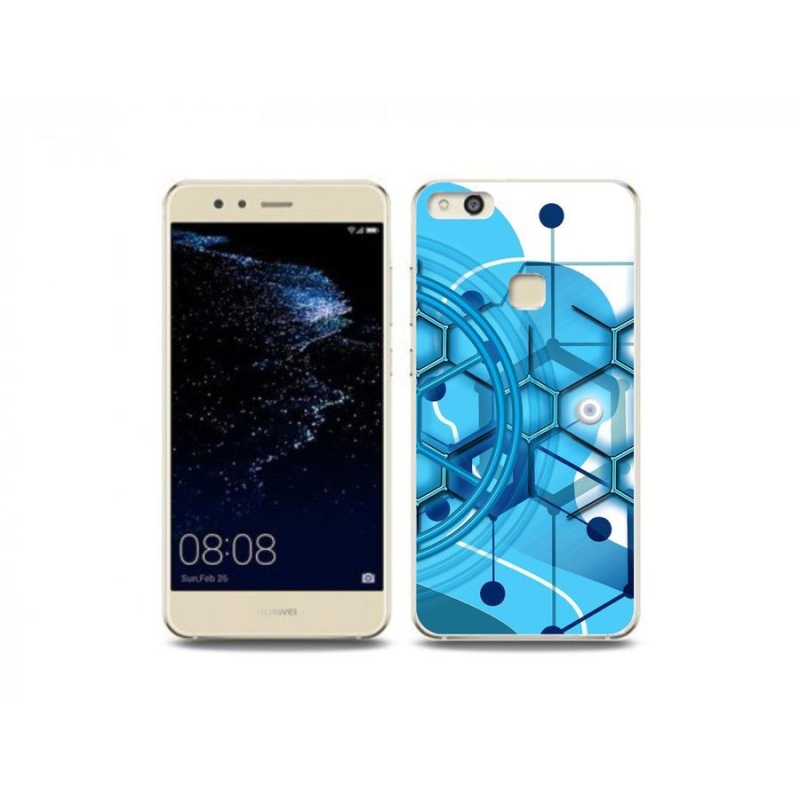 Gelové pouzdro mmCase na mobil Huawei P10 Lite - abstraktní vzor 2