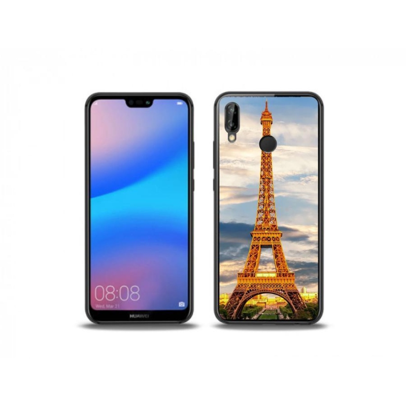Gelové pouzdro mmCase na mobil Huawei P20 Lite - eiffelova věž 3