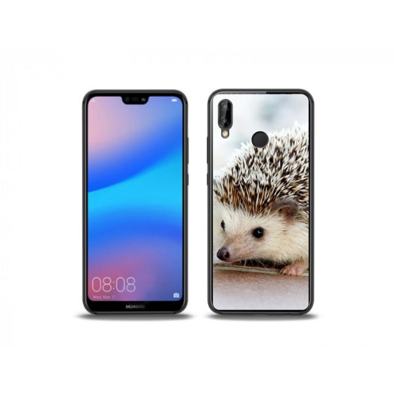 Gelové pouzdro mmCase na mobil Huawei P20 Lite - ježek