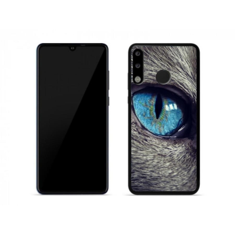 Gelové pouzdro mmCase na mobil Huawei P30 Lite - modré kočičí oko