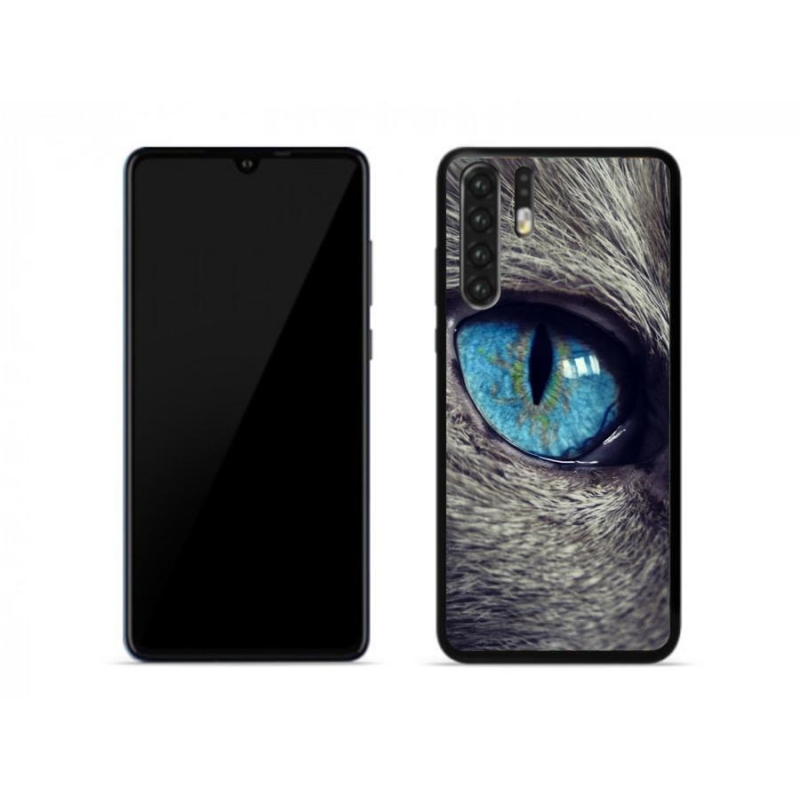 Gelové pouzdro mmCase na mobil Huawei P30 Pro - modré kočičí oko