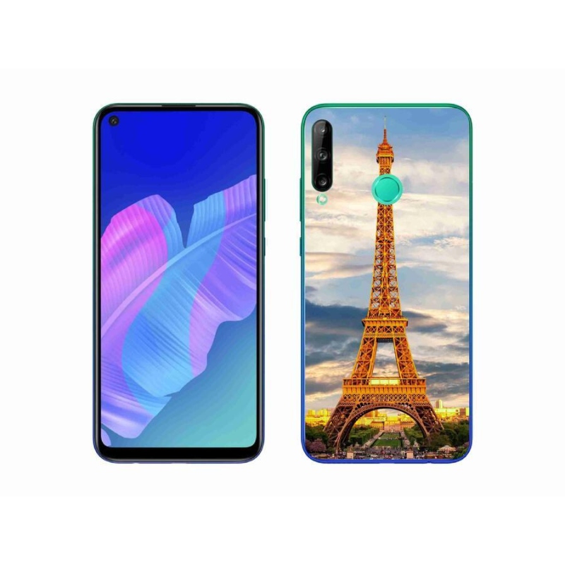 Gelové pouzdro mmCase na mobil Huawei P40 Lite E - eiffelova věž 3