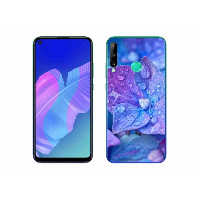 Gelové pouzdro mmCase na mobil Huawei P40 Lite E - fialový květ