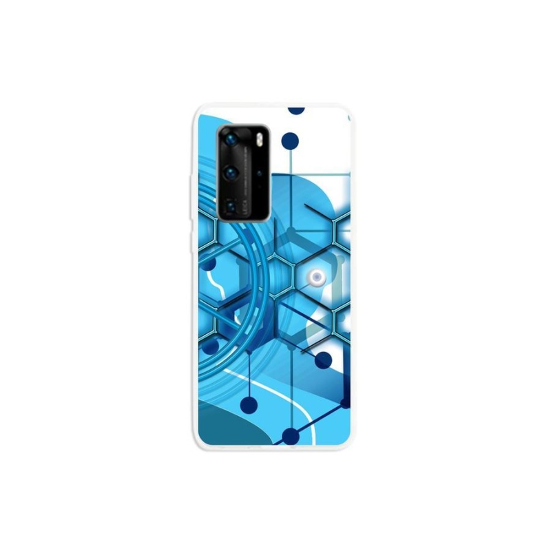 Gelové pouzdro mmCase na mobil Huawei P40 Pro - abstraktní vzor 2