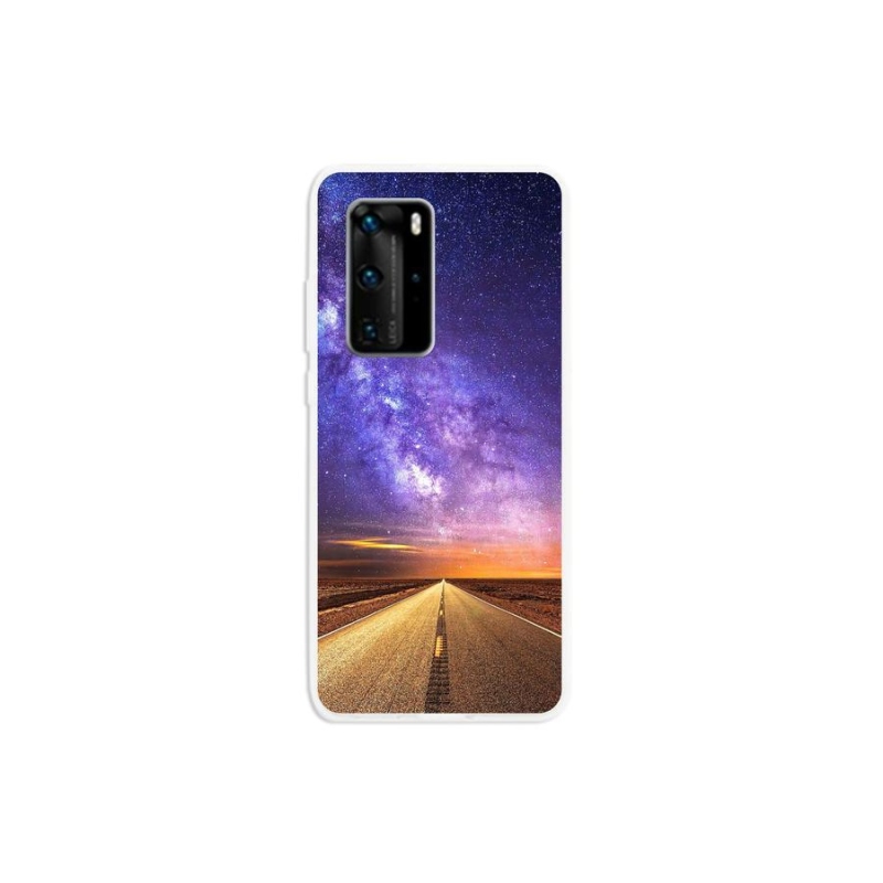 Gelové pouzdro mmCase na mobil Huawei P40 Pro - americká cesty