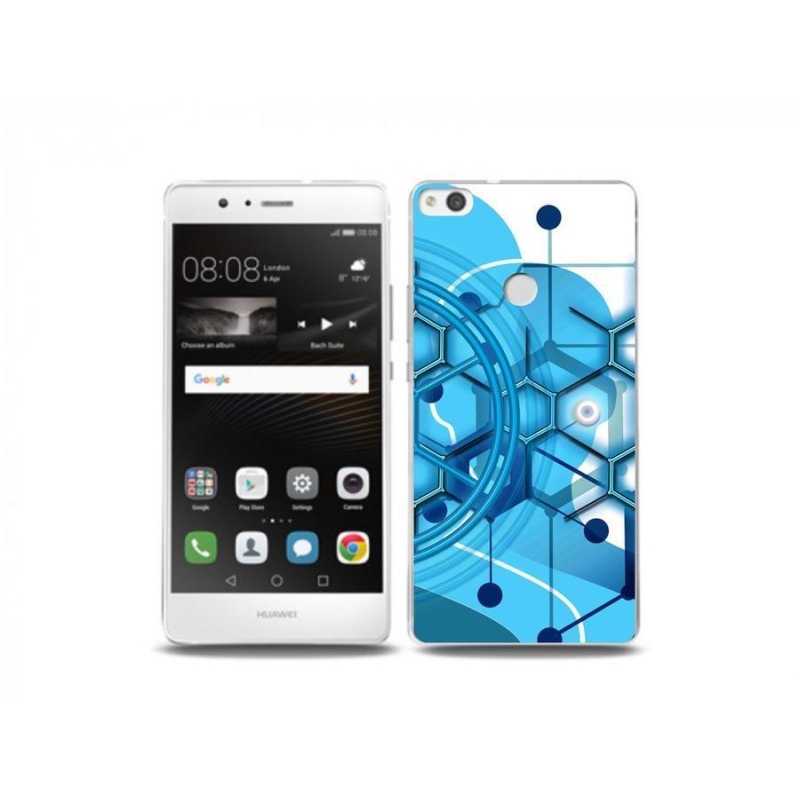 Gelové pouzdro mmCase na mobil Huawei P9 Lite (2017) - abstraktní vzor 2
