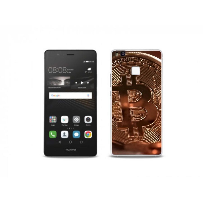 Gelové pouzdro mmCase na mobil Huawei P9 Lite - bitcoin