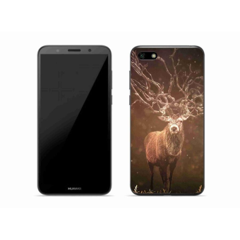 Gelové pouzdro mmCase na mobil Huawei Y5 (2018) - jelen v záři
