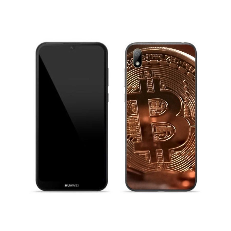 Gelové pouzdro mmCase na mobil Huawei Y5 (2019) - bitcoin
